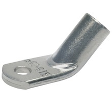 Angled tubular cable lugs, Cu, 45° offset, standard type