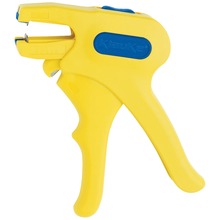 Automatic wire stripper for round cables in the solar technology sector