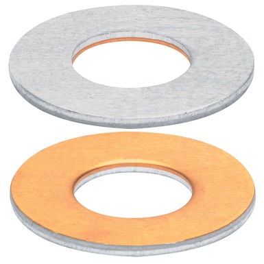 Bi-metallic washers