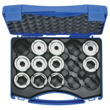 Crimping die set, 10-300 mm² A 22 in plastic case, 11 pcs