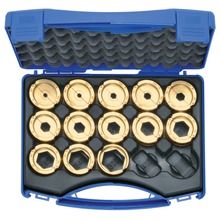 Crimping die set, 6-300 mm² D 22 in plastic case, 14 pcs