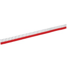 Insulated cable end-sleeves, strip form