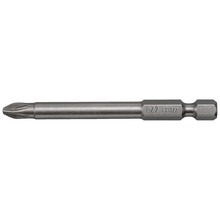 Pozidriv screwdriver bit 1/4", 73 mm