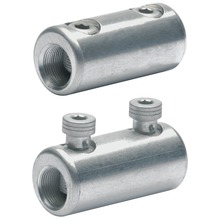 Screw connector with barrier, with shear head, tin-plated