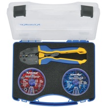 SK 82 S Plastic assortment box with insulated cable connections and crimping tool