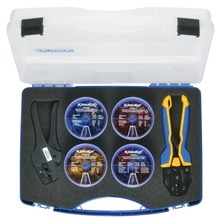 SK 82 P Plastic assortment box with insulated cable connections and tools