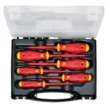 VDE Screwdriver set, Slim Line, 6 pcs, case