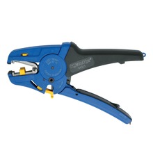 Wire stripper with stepless stripping range 0.03 - 16 mm²