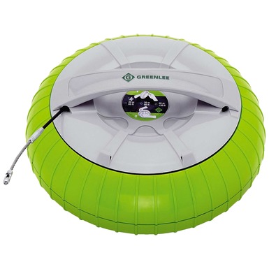 With fibreglass retractable belt (Speedy Spinner)